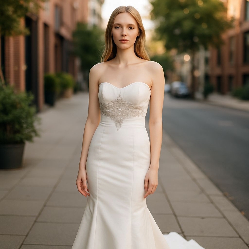 LAST MARKDOWN!Beautiful wedding dress by Anjali - Picture 6 of 13